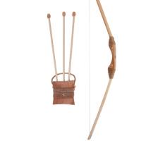 Игрушка «Лук со стрелами» деревянный, 75см