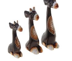Набор жирафов Жирафы с резным орнаментом