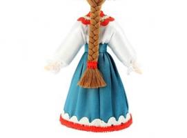 Сувенирная кукла Девушка в русском костюме