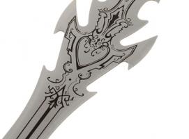 Сувенирное изделие меч на планшете на рукояти 2 дракона