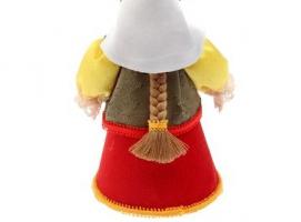 Сувенирная кукла Евдокия в традиц. девичьем костюме, Россия