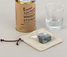 Набор Камни для Виски 3 шт  + стакан в тубусе