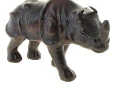 Сувенир Носорог, обтянутый кожей