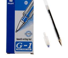 Ручка гелевая Pilot G1 0.5 мм стержень синий