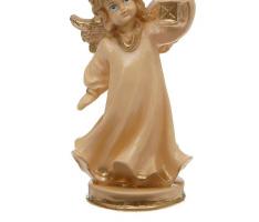 Статуэтка Ангел с фонарём малый, бежевый