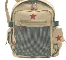 Винтажный рюкзак со звездой 
