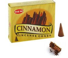 Благовония HEM Cinnamon (Корица), 10 конусов