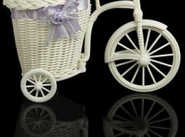 Корзинка декоративная Велосипед с кашпо