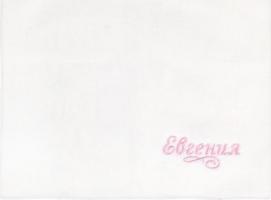Платок носовой с вышивкой Collorista Евгения, 28 х 28 см, хлопок