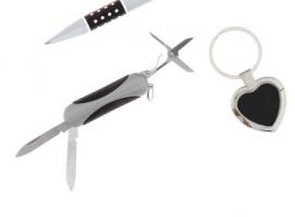 Подарочный набор 3в1: ручка, брелок, нож