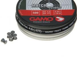 Пули пневм. Gamo Match, кал. 4,5 мм. (500 шт.)