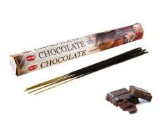 Благовония HEM Chocolate (Шоколад), шестигранник, 20 палочек