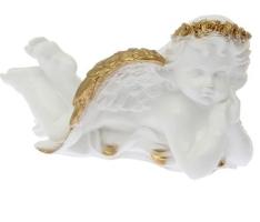 Статуэтка Ангел лежащий золото