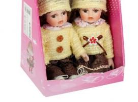 Кукла коллекционная Женя и Лиза набор 2 шт
