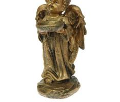 Статуэтка Ангел с чашей бронза