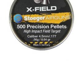Пули Stoeger X-Field Target, 4,5мм  0,56 г, 500 шт