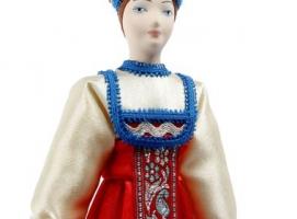 Сувенирная кукла Аксинья. Россия