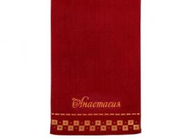 Полотенце с вышивкой Анастасия 47 х 90 см