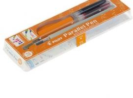Ручка перьевая для каллиграфии Pilot Parallel Pen 2.4 мм, (картридж IC-P3) набор в футляре FP3-24