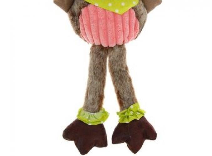 Мягкая игрушка Совушка, зеленые платок